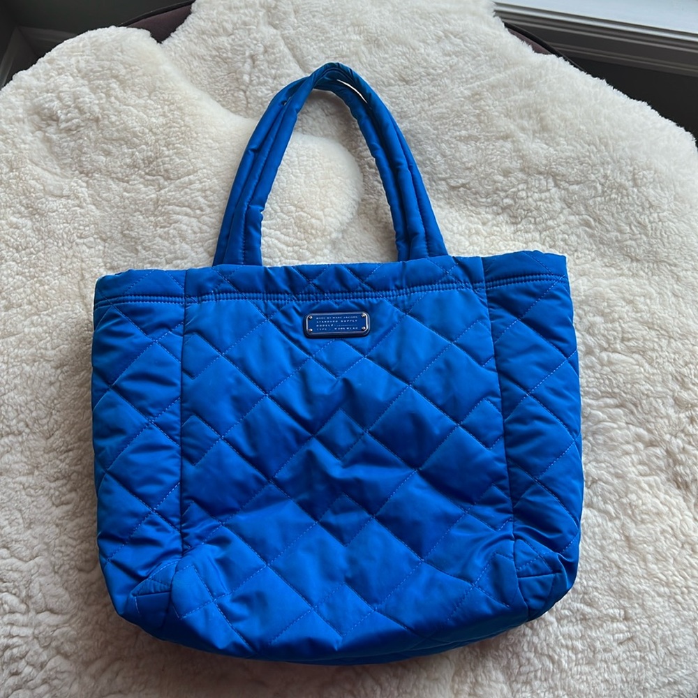 Marc by Marc Jacobs Blue Quilted Standard Supply Tote
